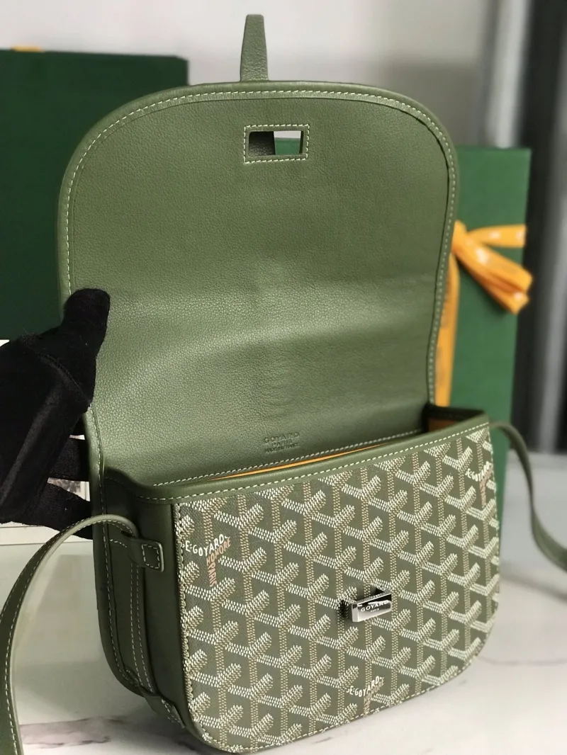 Goyard Green Satchel Crossbody Bag 61 - Image 7