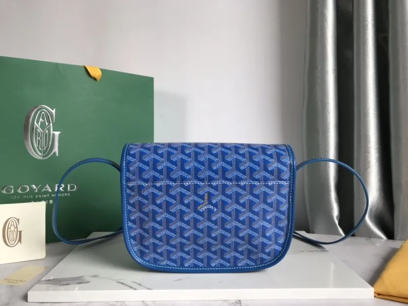 Goyard Blue Satchel Crossbody Bag 69 - Image 3