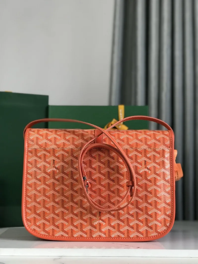 Goyard Orange Satchel Bag 71 - Image 3