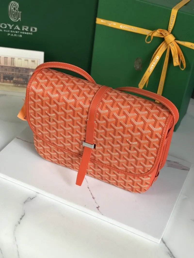 Goyard Orange Satchel Bag 71 - Image 5