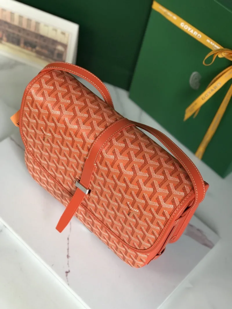 Goyard Orange Satchel Bag 71 - Image 6