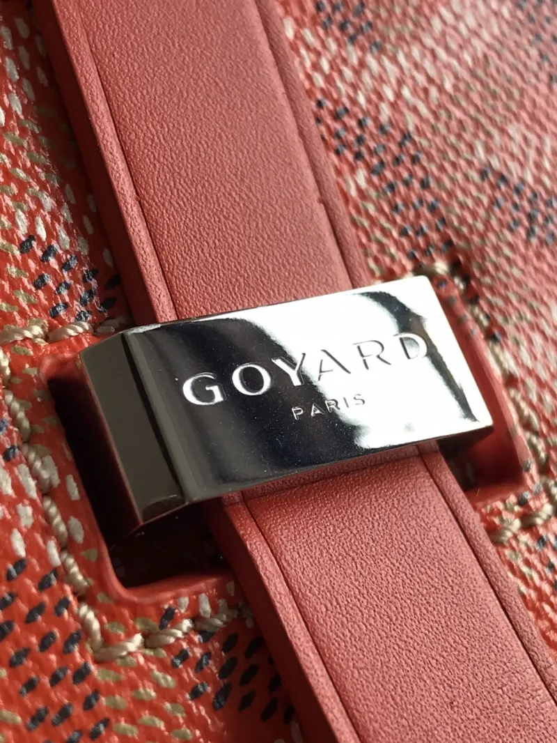 Goyard Orange Satchel Bag 71 - Image 8