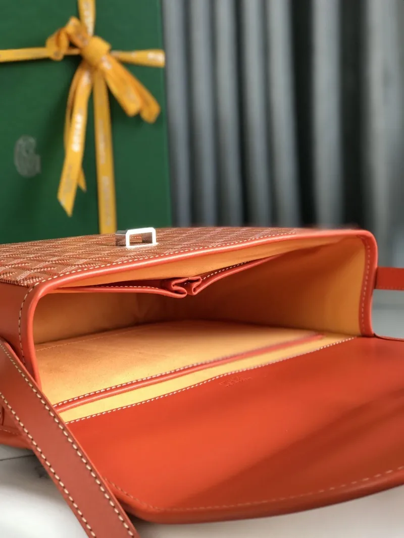Goyard Orange Satchel Bag 71 - Image 9