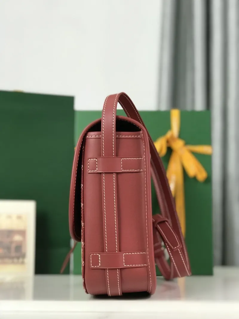 Goyard Burgundy Satchel Bag 76 - Image 6