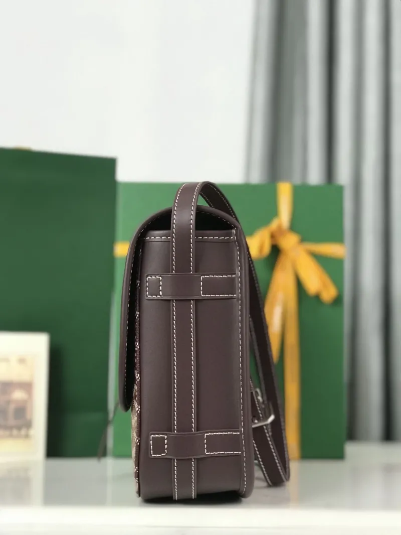 Goyard Brown Satchel Crossbody Bag - Image 6