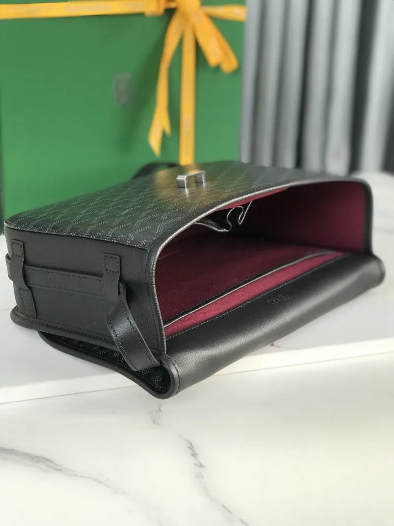 Goyard Black Satchel Crossbody Bag 78 - Image 9