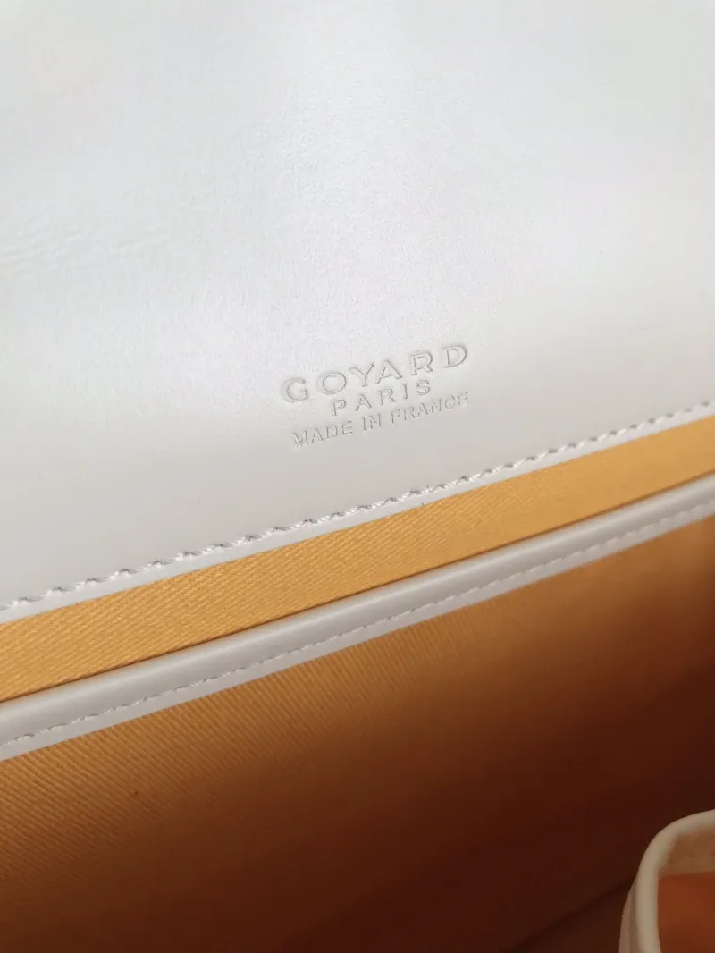 Goyard White Crossbody Satchel Bag - Image 7