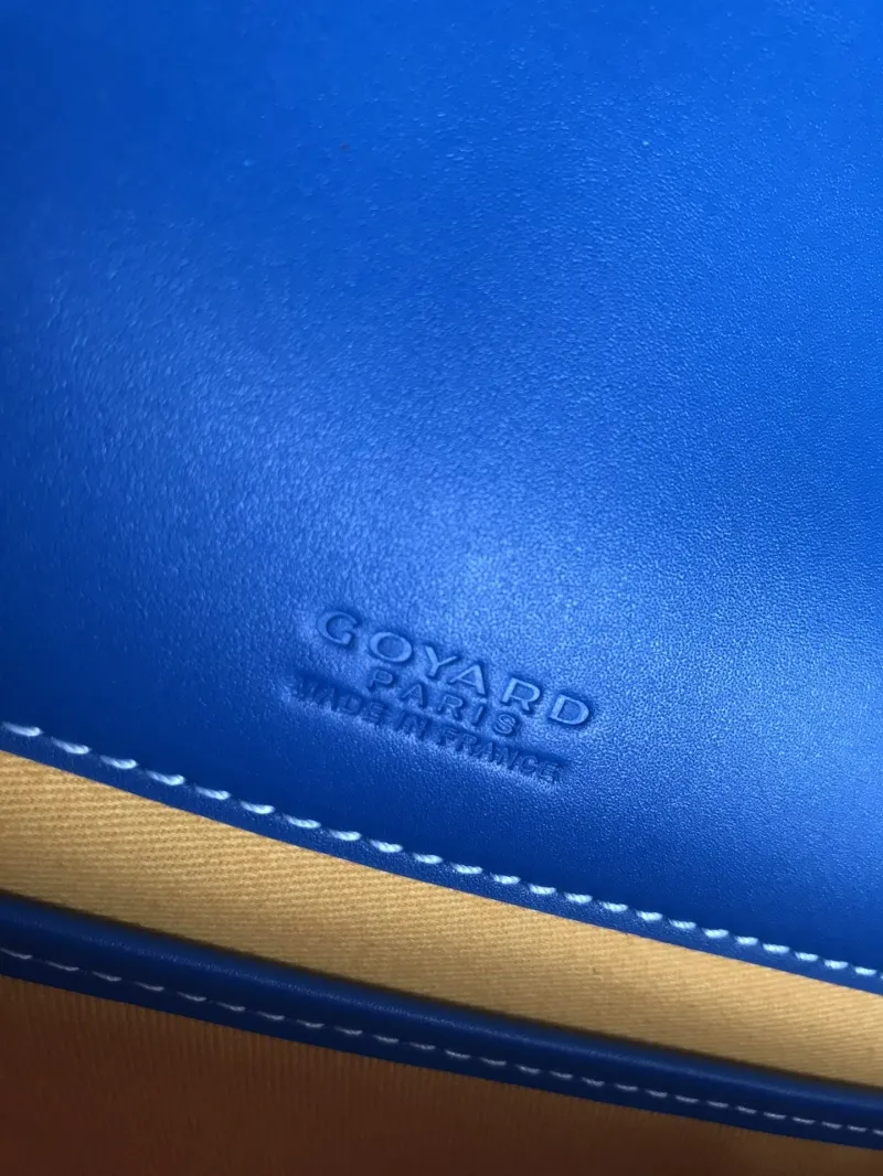 Goyard Blue Satchel Crossbody Bag - Image 9