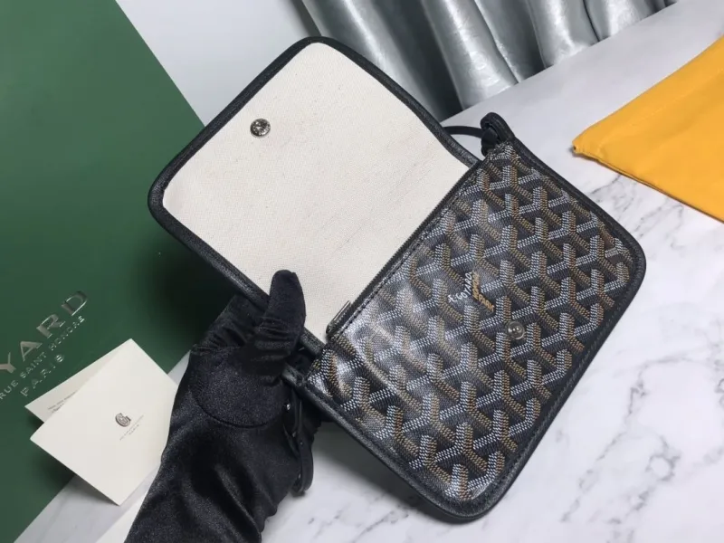 Goyard Black Crossbody Satchel Bag - Image 5