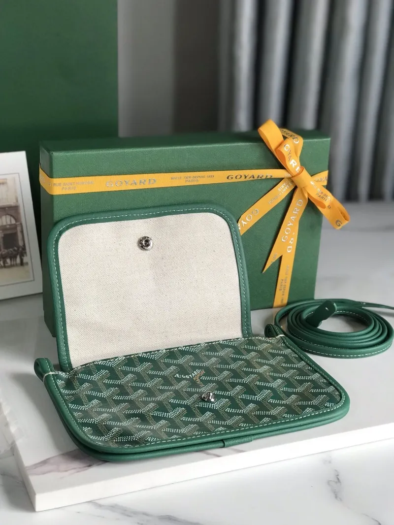 Goyard Green Satchel Crossbody Bag - Image 4