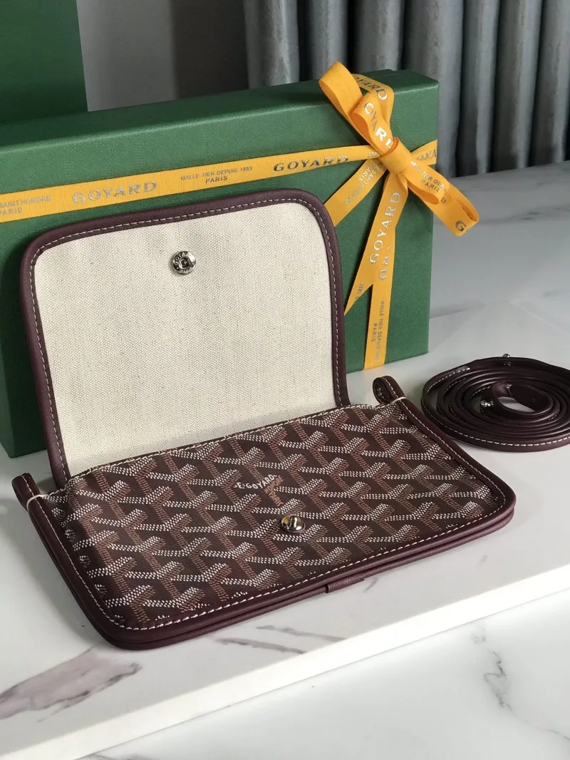 Goyard Burgundy Satchel Crossbody Bag 94 - Image 4