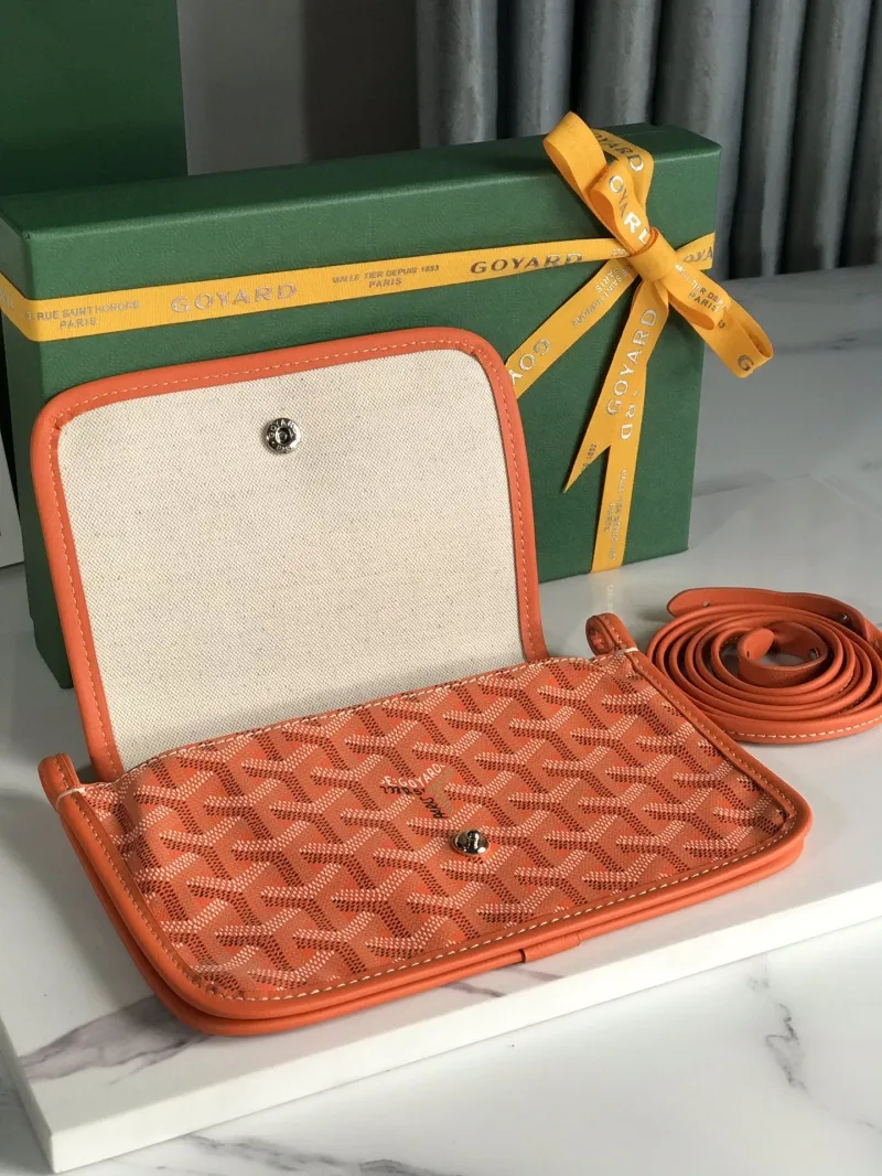 Goyard Orange Satchel Crossbody Bag - Image 4