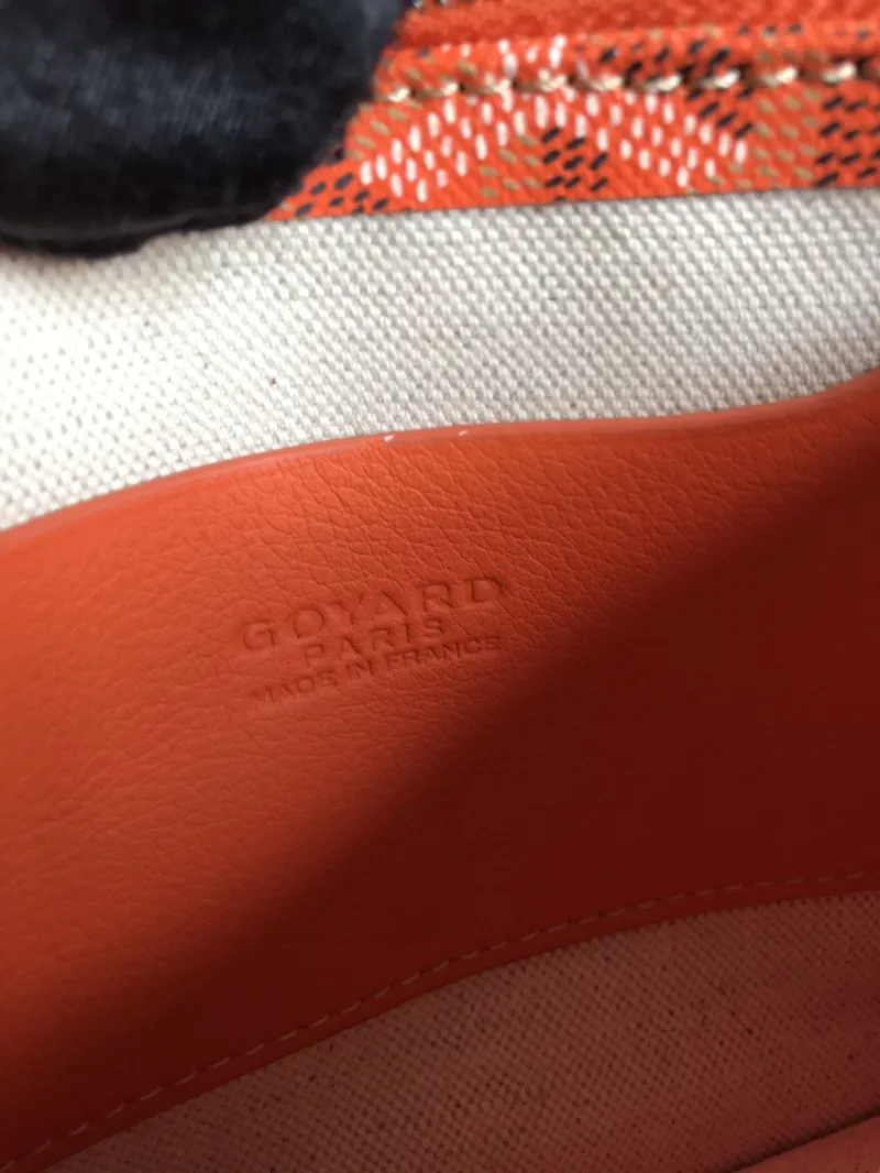 Goyard Orange Satchel Crossbody Bag - Image 8