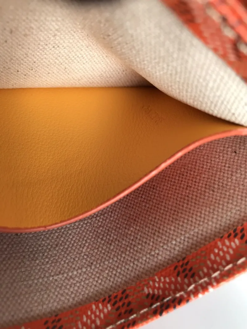 Goyard Orange Satchel Crossbody Bag - Image 9