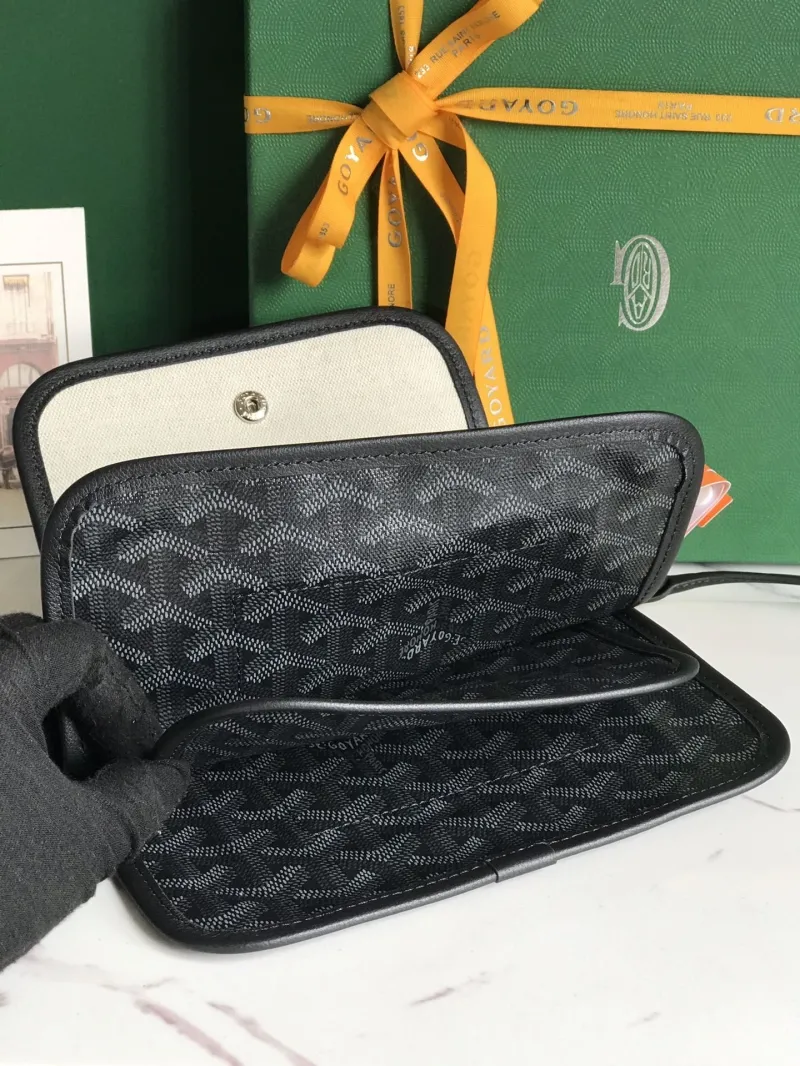 Goyard Black Crossbody Satchel Bag 102 - Image 5