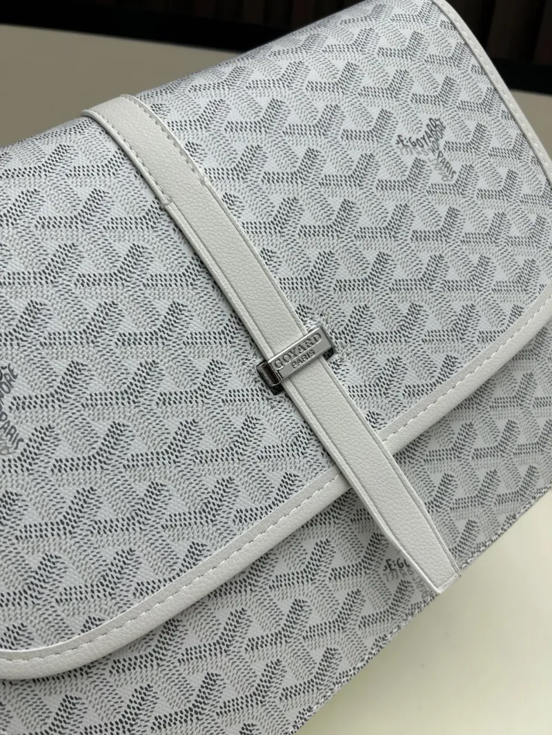 Goyard White Satchel Crossbody Bag - Image 3