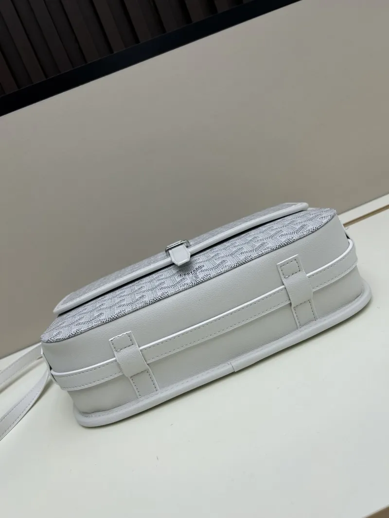 Goyard White Satchel Crossbody Bag - Image 4