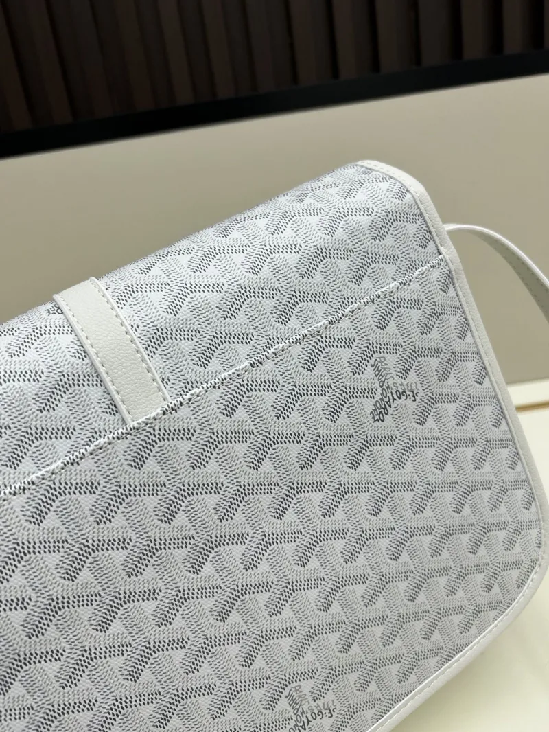 Goyard White Satchel Crossbody Bag - Image 5