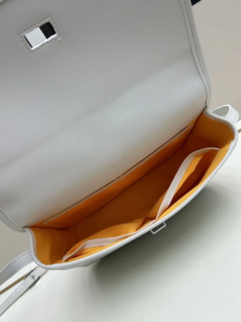 Goyard White Satchel Crossbody Bag - Image 6