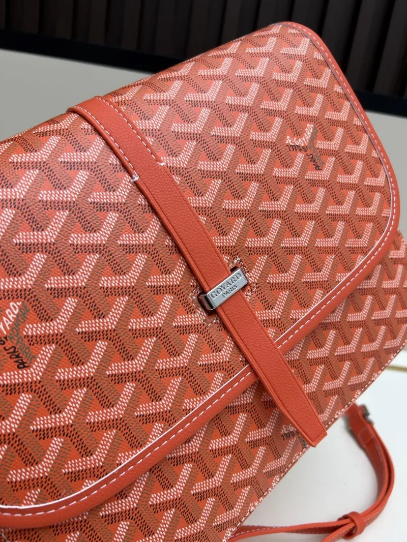 Goyard Orange Crossbody Satchel Bag 104 - Image 3