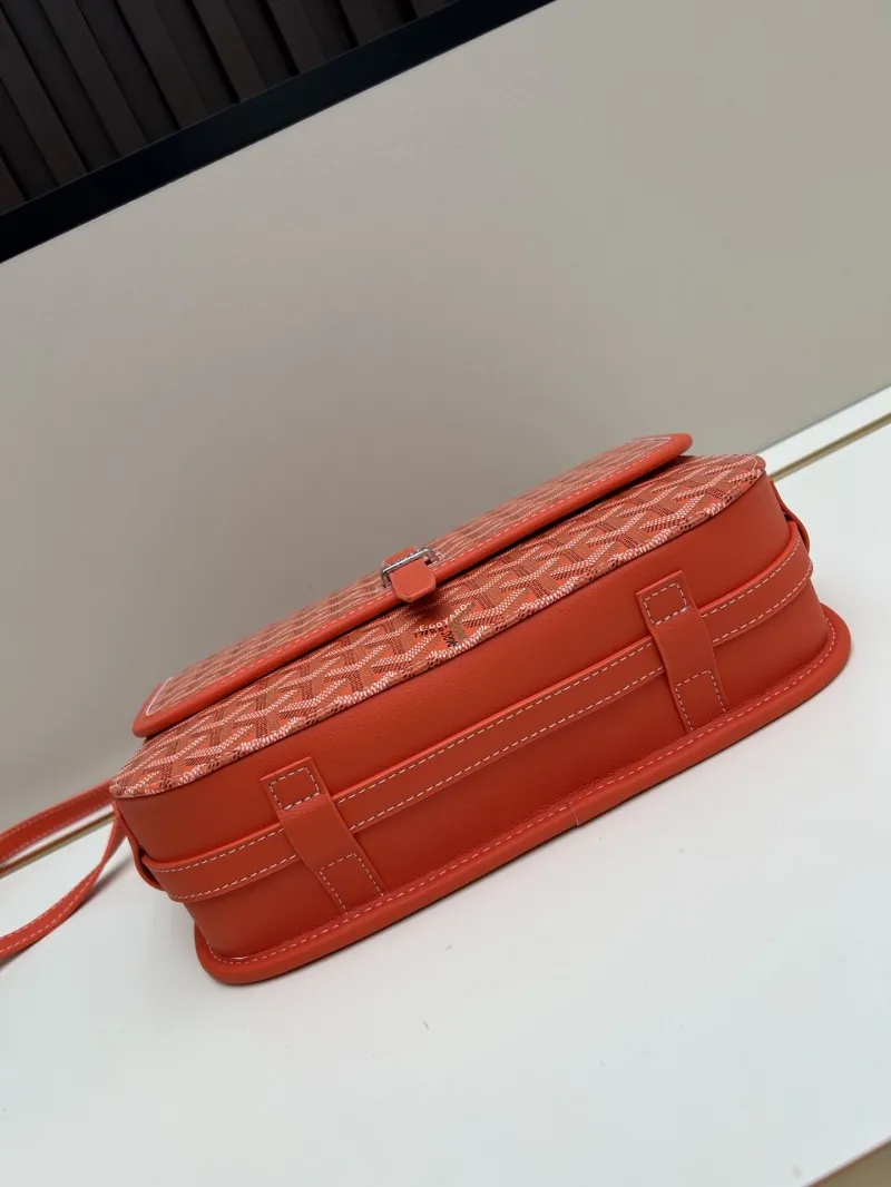 Goyard Orange Crossbody Satchel Bag 104 - Image 4