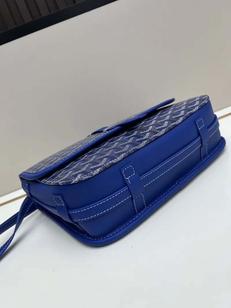 Goyard Blue Satchel Crossbody Bag - Image 5