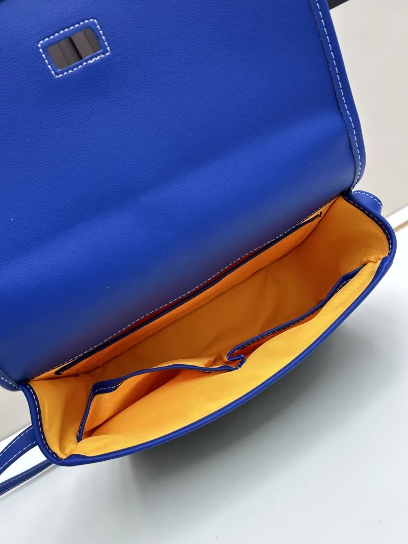 Goyard Blue Satchel Crossbody Bag - Image 7