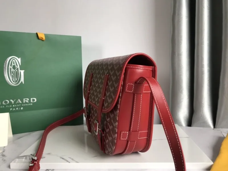 Alternative view of Goyard Red Satchel Crossbody Bag