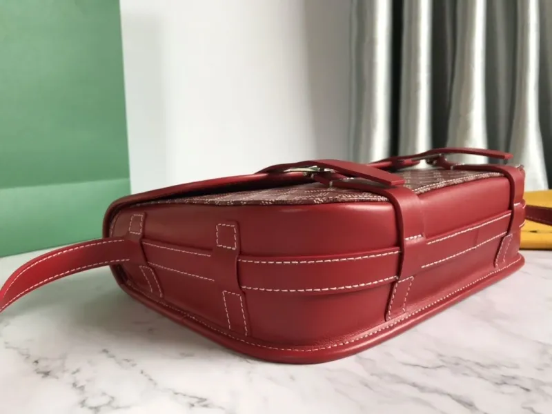 Goyard Red Satchel Crossbody Bag - Image 4
