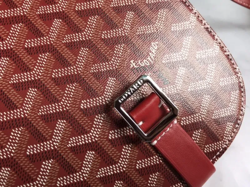Goyard Red Satchel Crossbody Bag - Image 6