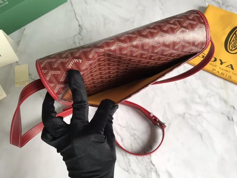 Goyard Red Satchel Crossbody Bag - Image 7