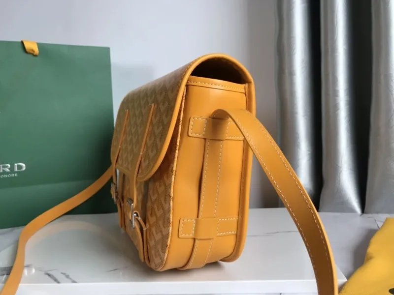 Alternative view of Goyard Yellow Messenger Satchel Bag