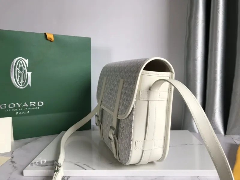 Alternative view of Goyard White Satchel Crossbody Bag