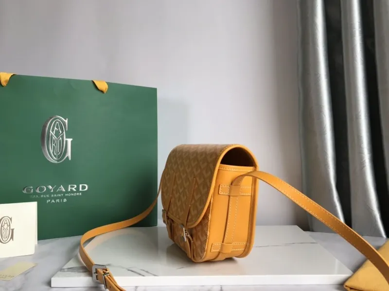 Alternative view of Goyard Yellow Satchel Crossbody Bag