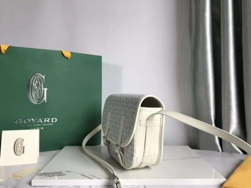 Alternative view of Goyard White Satchel Crossbody Bag
