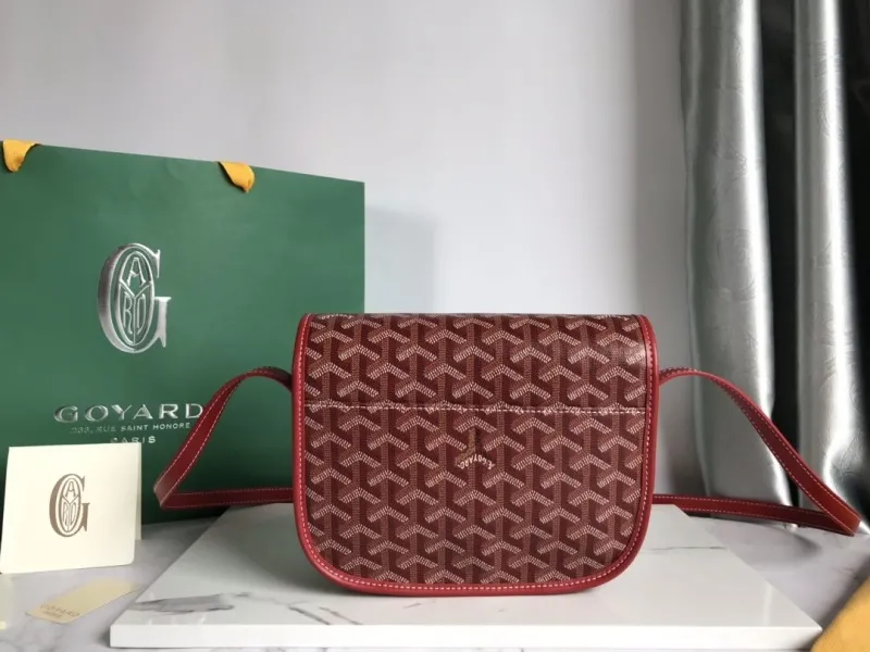 Goyard Red Satchel Crossbody Bag - Image 3
