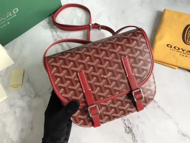 Goyard Red Satchel Crossbody Bag - Image 5