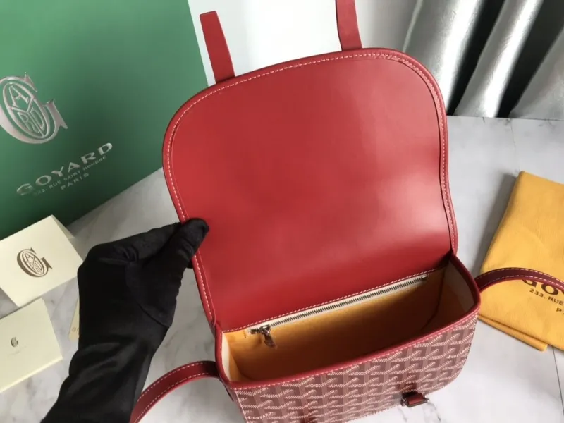 Goyard Red Satchel Crossbody Bag - Image 8