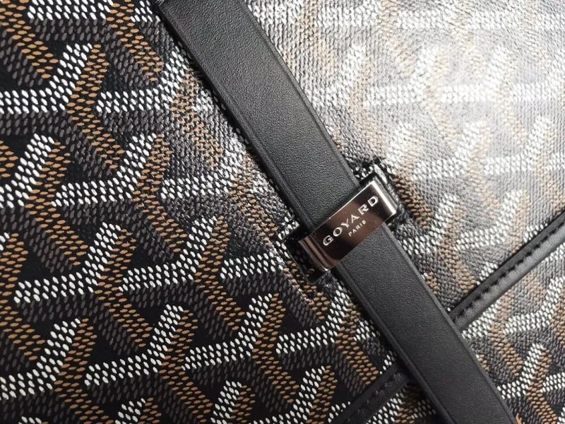 Goyard Black Satchel Crossbody Bag 134 - Image 5