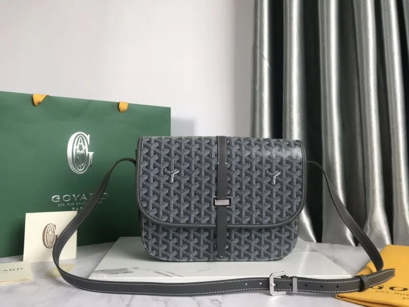 Goyard Gray Satchel Bag 136