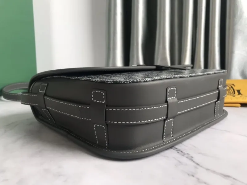 Goyard Gray Satchel Bag 136 - Image 3
