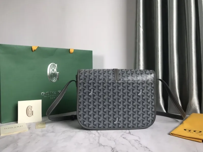 Goyard Gray Satchel Bag 136 - Image 5