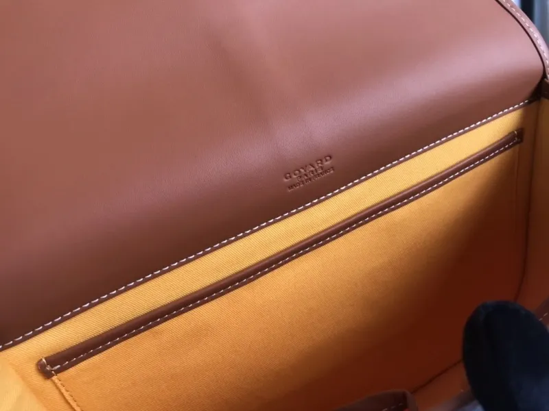 Goyard Black Brown Satchel Crossbody Bag 138 - Image 8