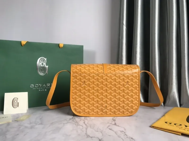 Alternative view of Goyard Yellow Satchel Crossbody Bag