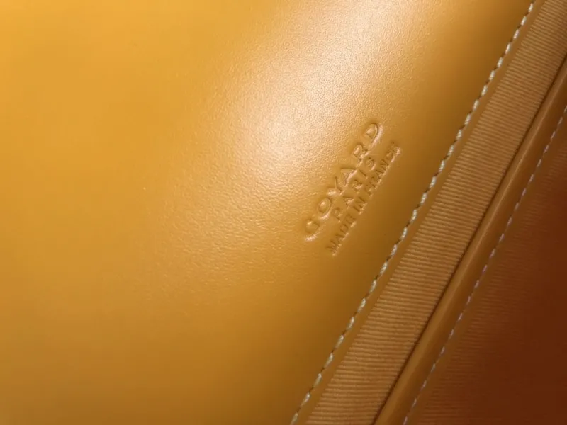Goyard Yellow Satchel Crossbody Bag - Image 9