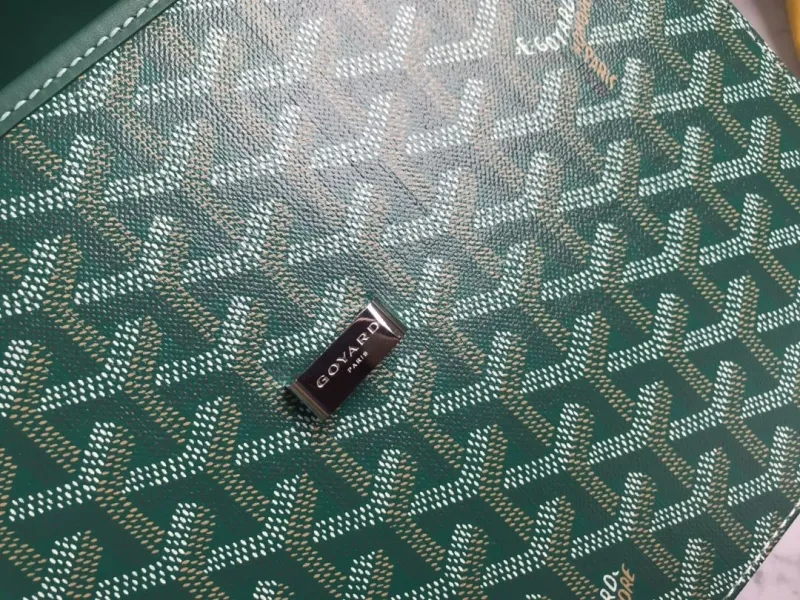 Goyard Green Crossbody Satchel Bag - Image 5