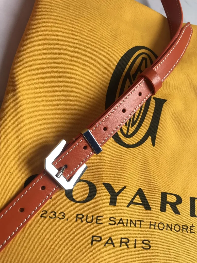 Goyard Orange Satchel Crossbody Bag - Image 6