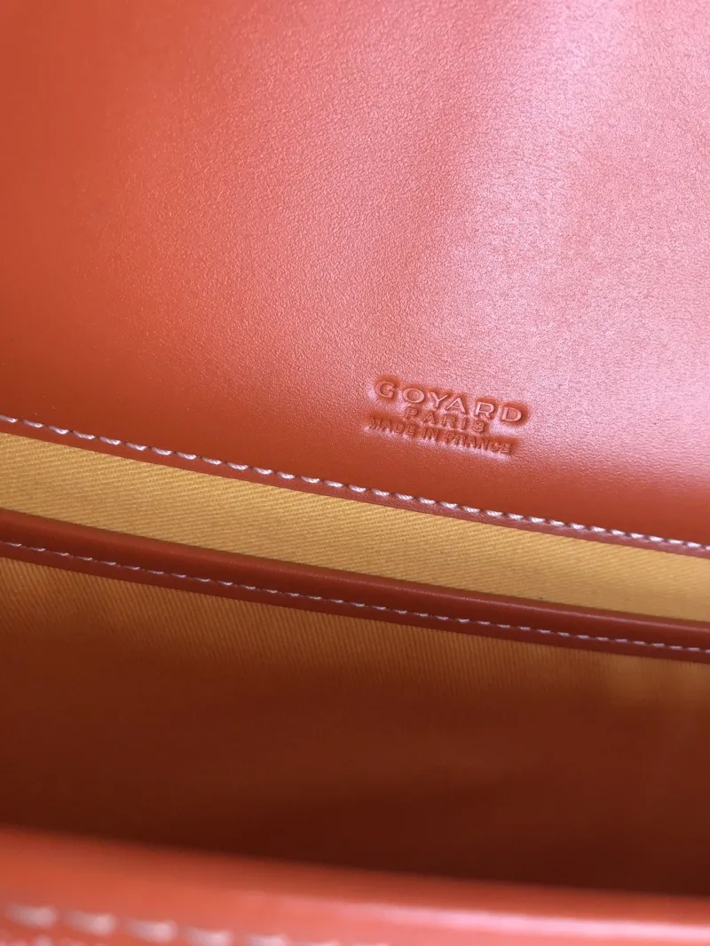 Goyard Orange Satchel Crossbody Bag - Image 9