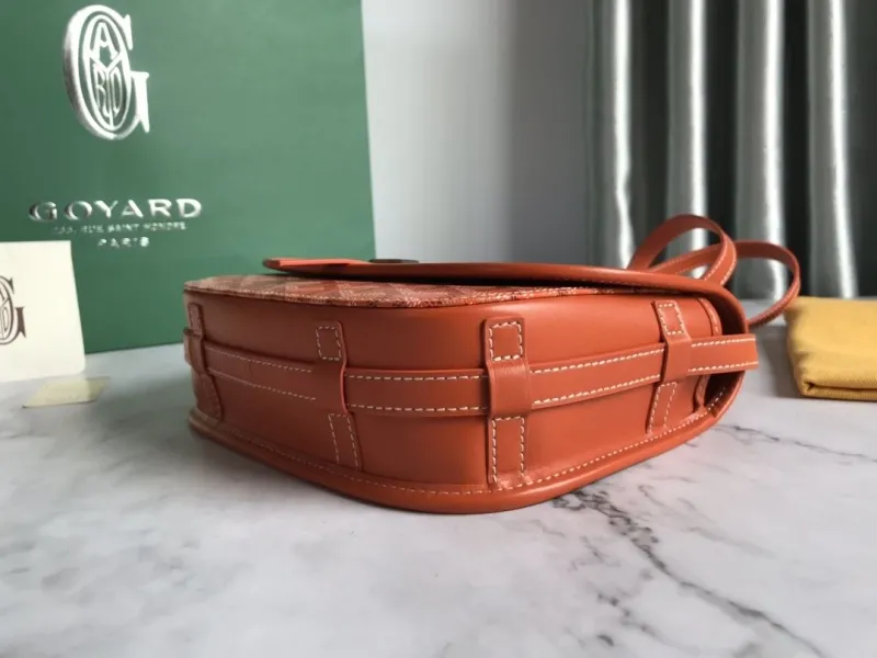 Goyard Orange Satchel Crossbody Bag 148 - Image 4
