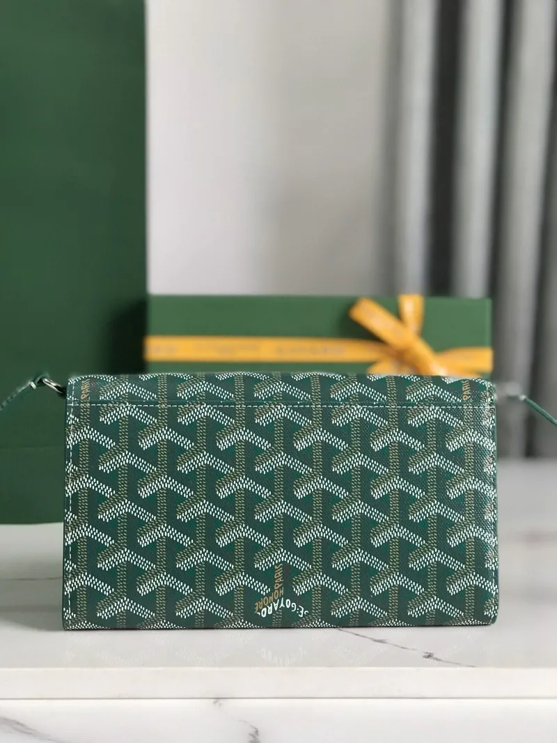 Alternative view of Goyard Green Satchel Crossbody Bag